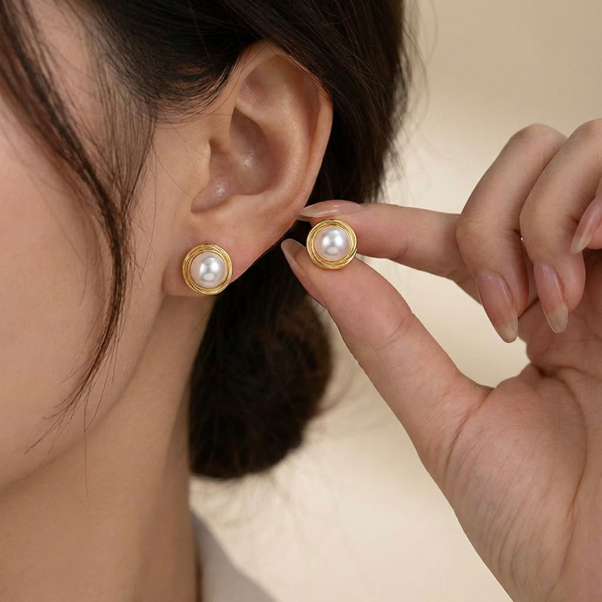 Classic Pearl Studs