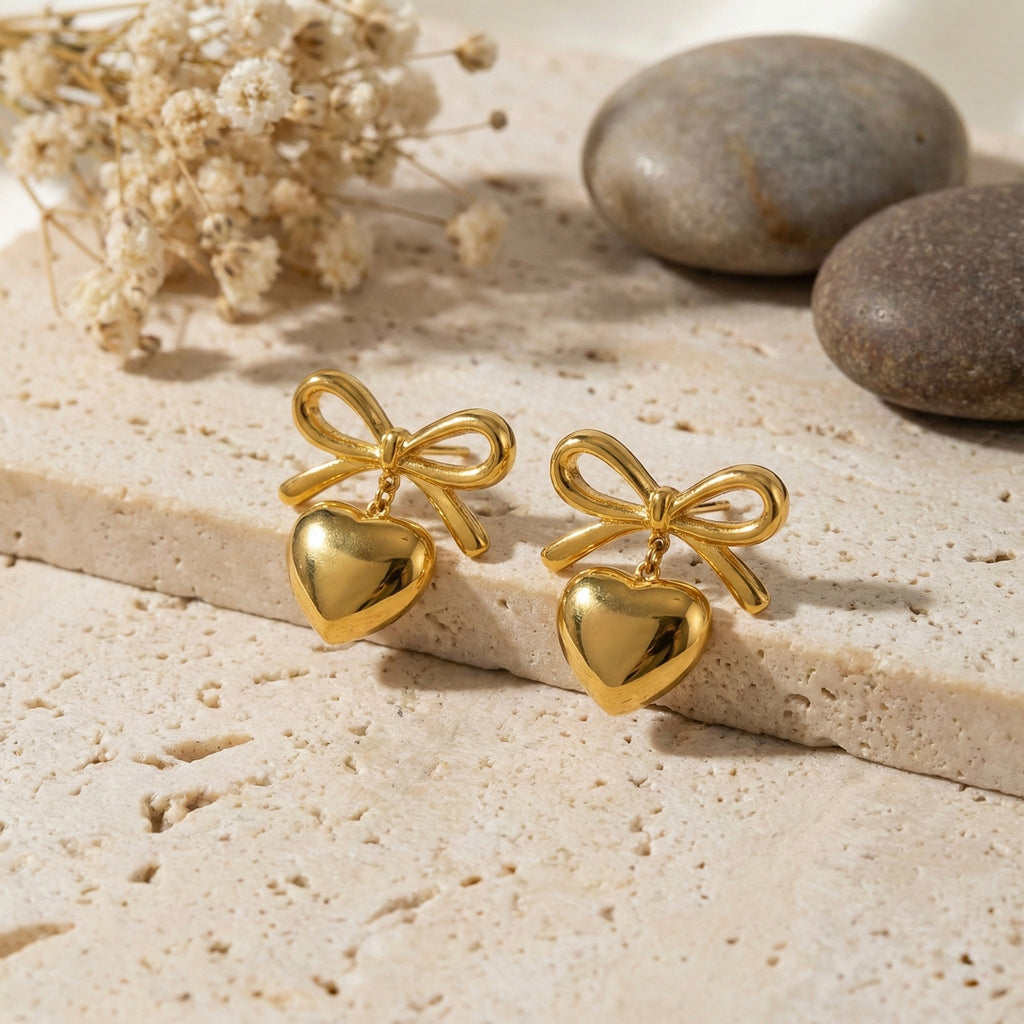 Coquette Heart Earrings