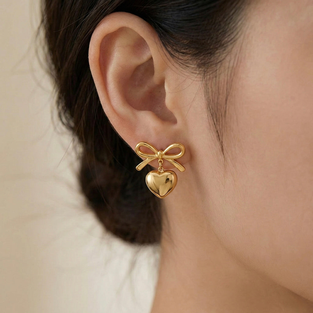 Coquette Heart Earrings