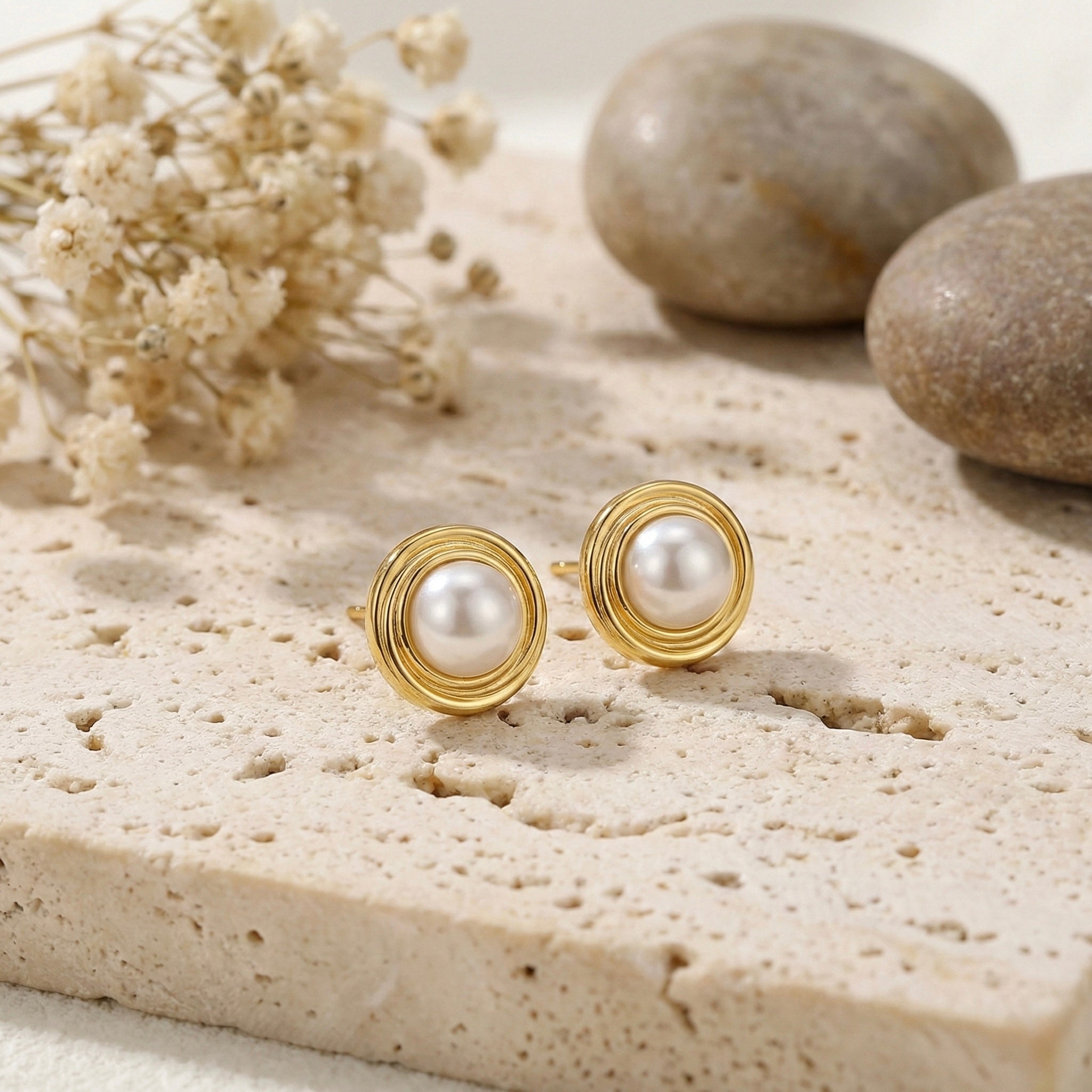 Classic Pearl Studs