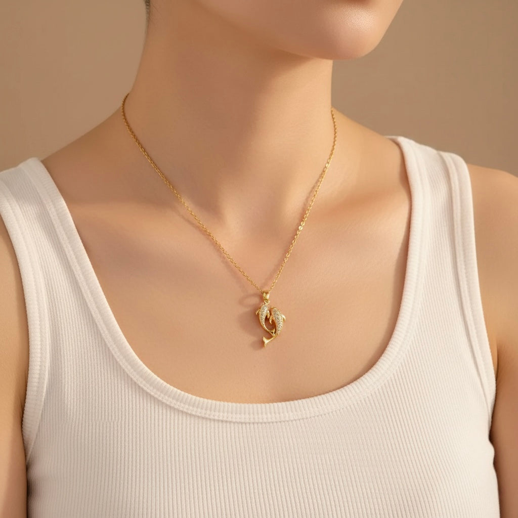 Pisces Charm Necklace