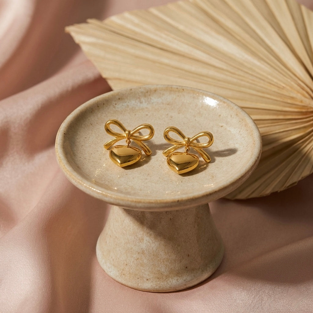 Coquette Heart Earrings