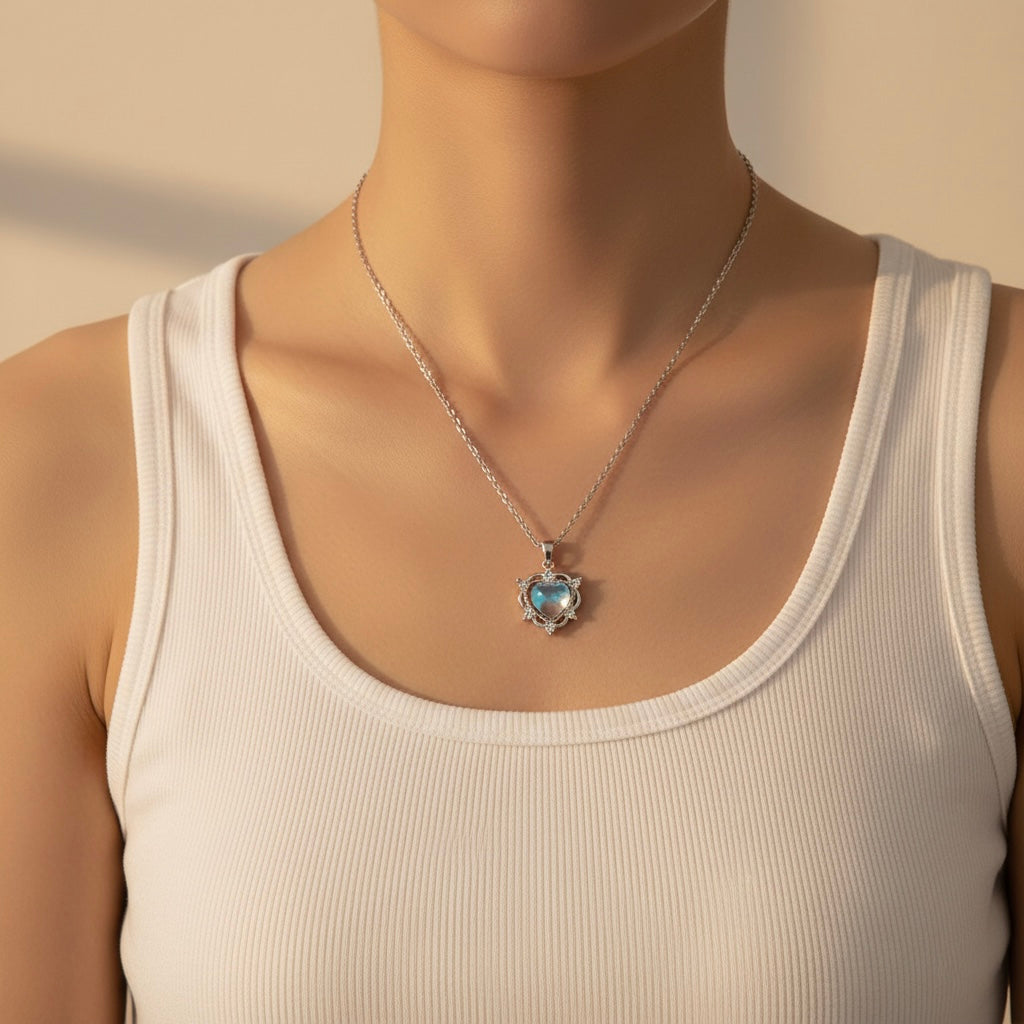 Sky Heart Pendant