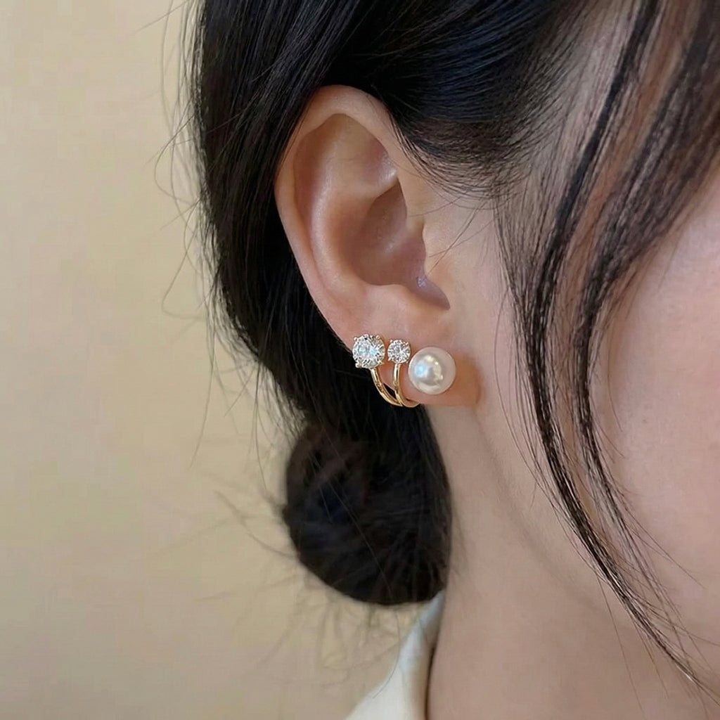 Chaebol Pearl Earrings