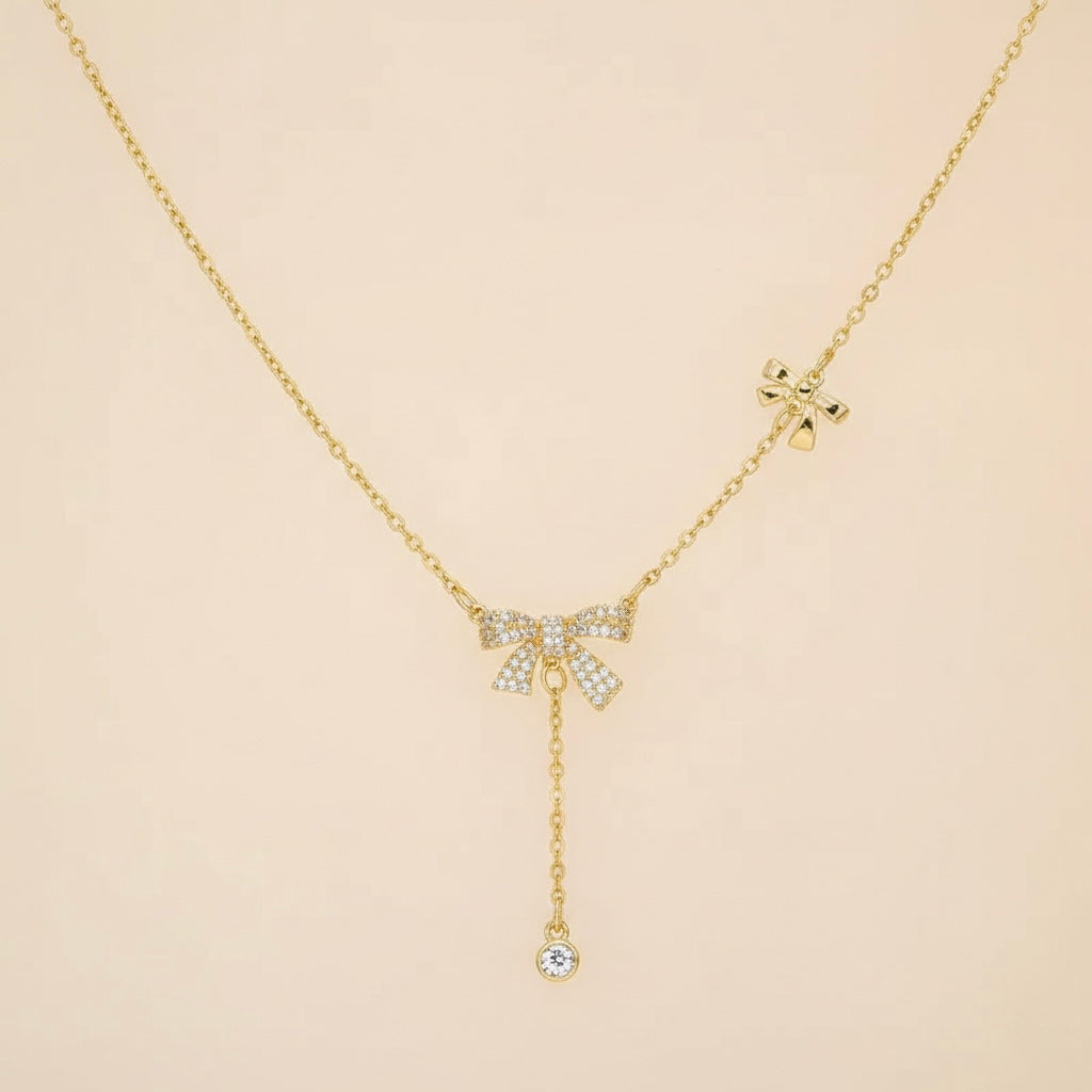 Dainty Bow Pendant