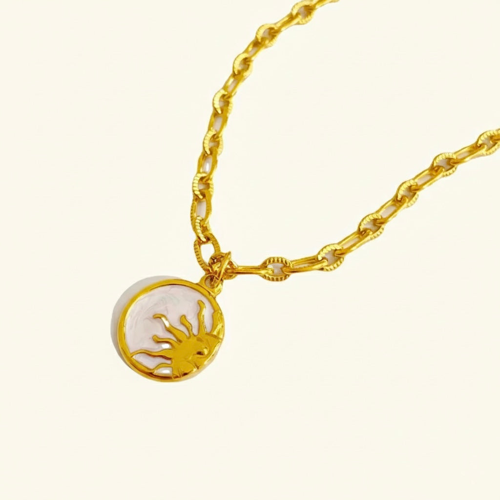 Retro Sun Pendant