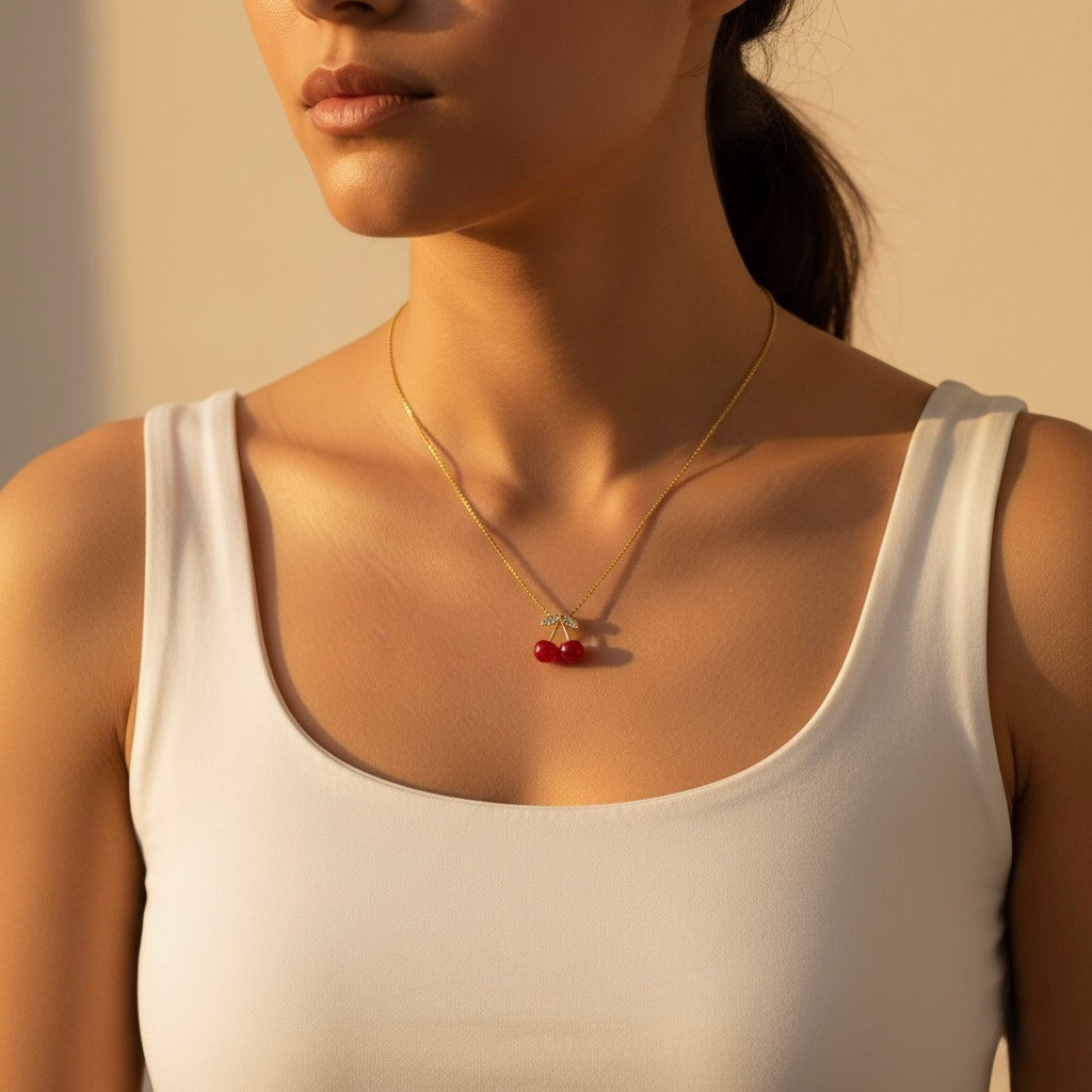 Cherry Bomb Necklace