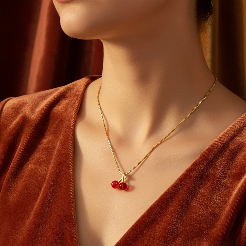 Cherry Bomb Necklace