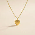 Engraved Heart Pendant