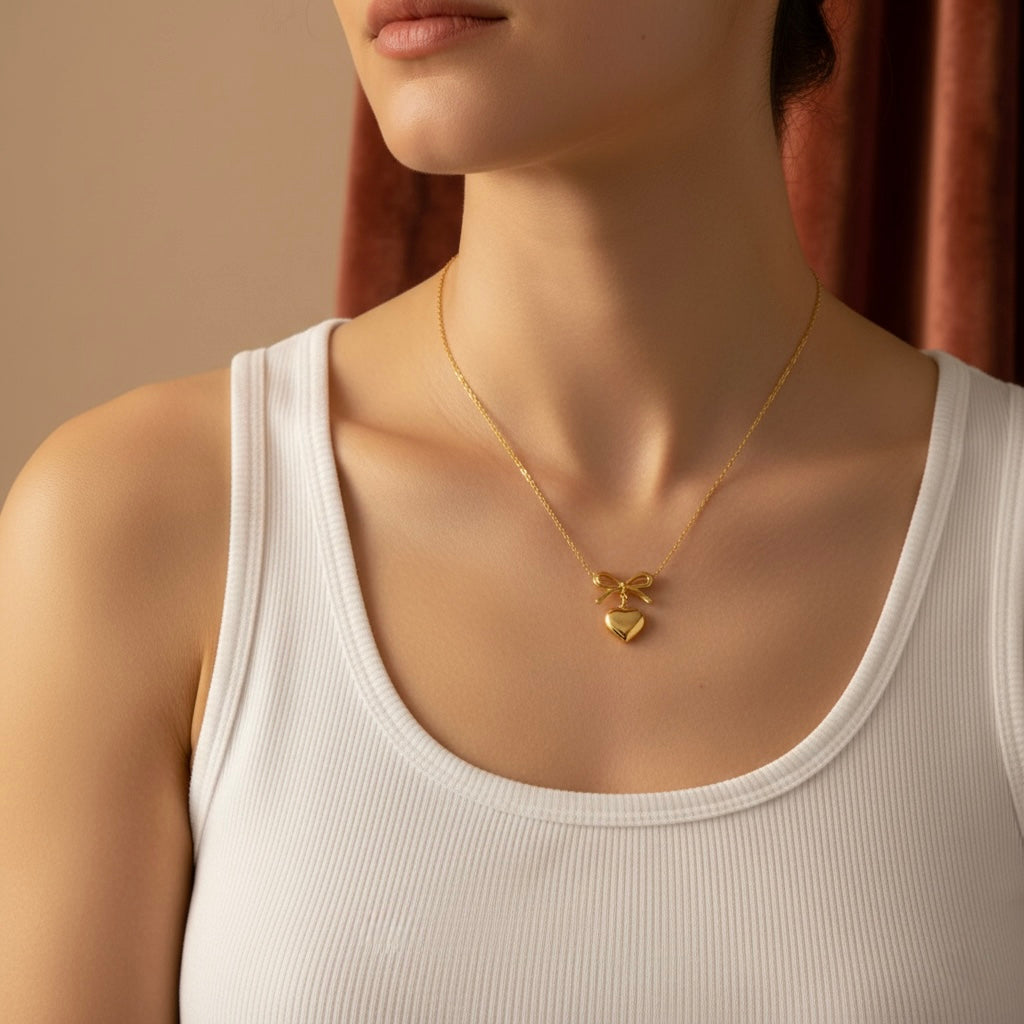 Coquette Heart Necklace