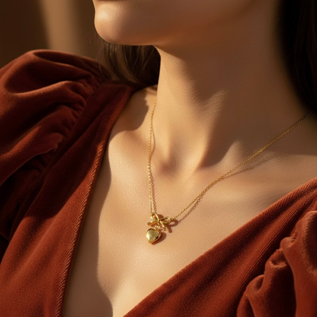 Coquette Heart Necklace